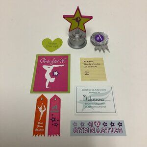 American Girl Doll McKenna Loft Bed Replacement Pieces Trophy Award Ribbons +